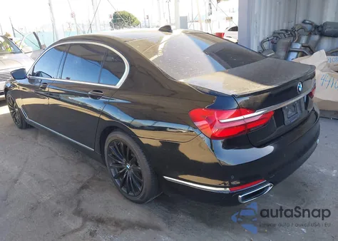 2019 BMW 740I из США, поврежденный, VIN WBA7E2C56KB454096